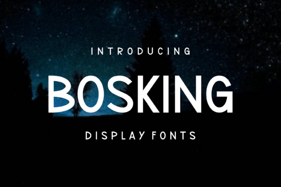 Bosking Typeface: Elevating Visual Identity Through Versatile Typography