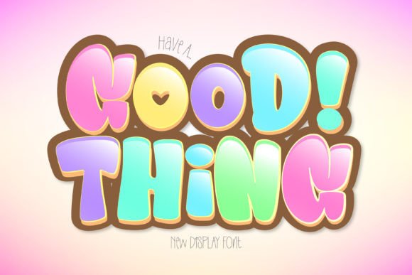 Bringing Playful Energy to Design with the Good Thing Font