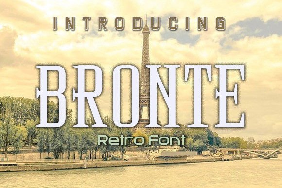 Bronte: Stylish Retro Font for Design
