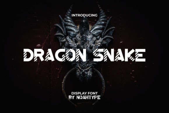 Dragon Snake: Bold Display Typography