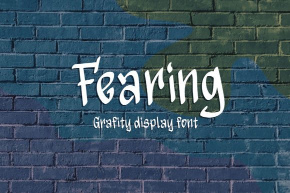 Evaluating Fearing: A Modern Graffiti Display Font for Bold Design