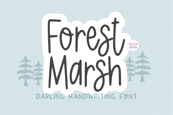 Forest Marsh: A Cute Handwriting Font