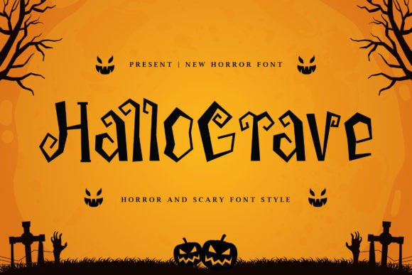 Hallograve: The Ultimate Spooky Display Font