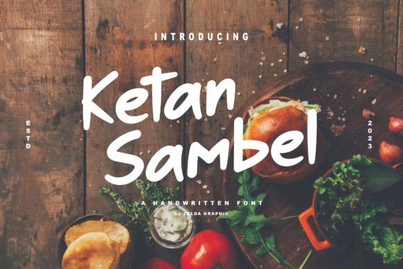 Ketan Sambel: A Bold Typography Choice