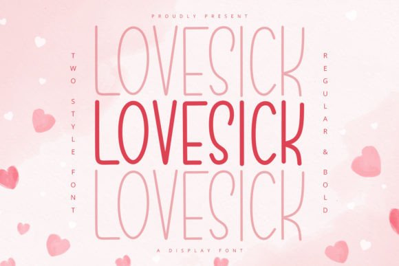 Lovesick: The Romantic Display Font That Balances Casual Charm with Professional Polish