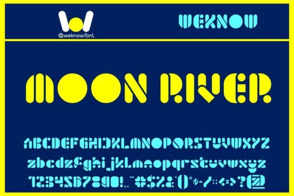 Moon River: Strategic Typography for Sci-Fi Branding and Visual Identity