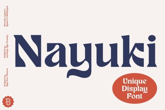 Nayuki: A Modern Serif for Bold Designs