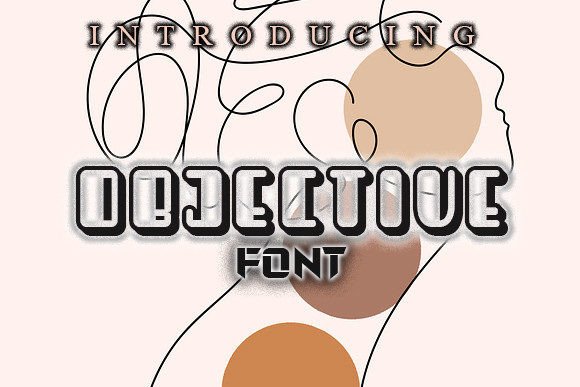 Objective: Bold, Futuristic Display Font