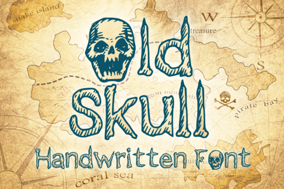 Old Skull: Mastering the Art of Vintage Spooky Typography