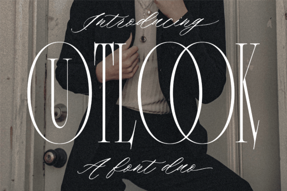 Outlook Font Duo: Elevating Design with Serif and Script Harmony