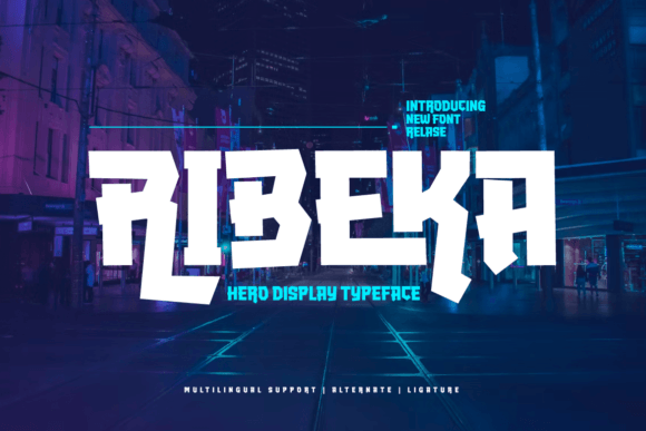 Ribeka: The Bold Display Font for Impact