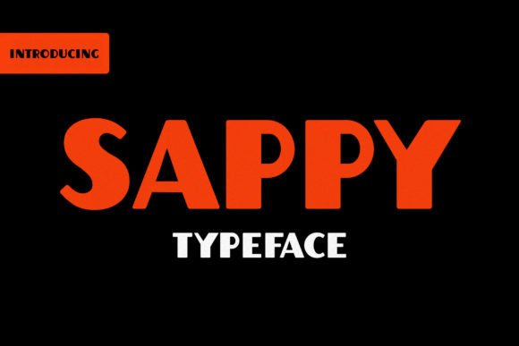 Sappy Font: Bold Charm for Modern Design