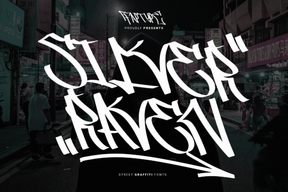 Silver Raven: Elevating Urban Aesthetics in Modern Graphic Design