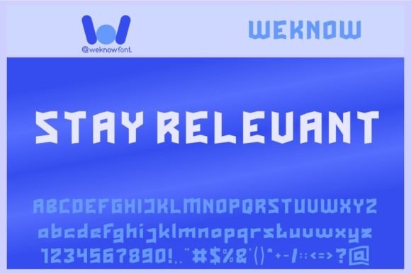 Strategic Typography: Leveraging Stay Relevant for Brand Distinction