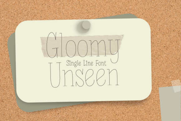 Unlocking Creativity with Gloomy Unseen: The Ultimate Single-Line Font for Cricut Crafters